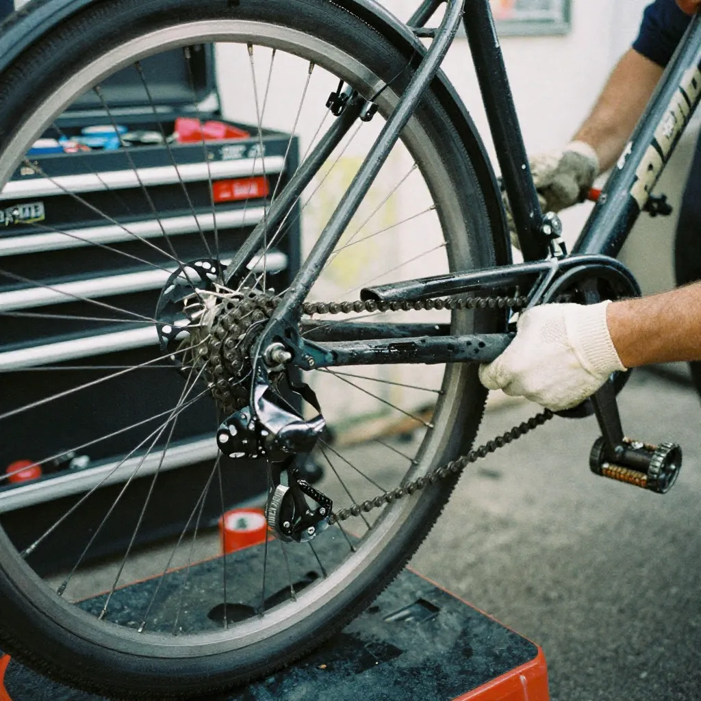 Chain lubrication service